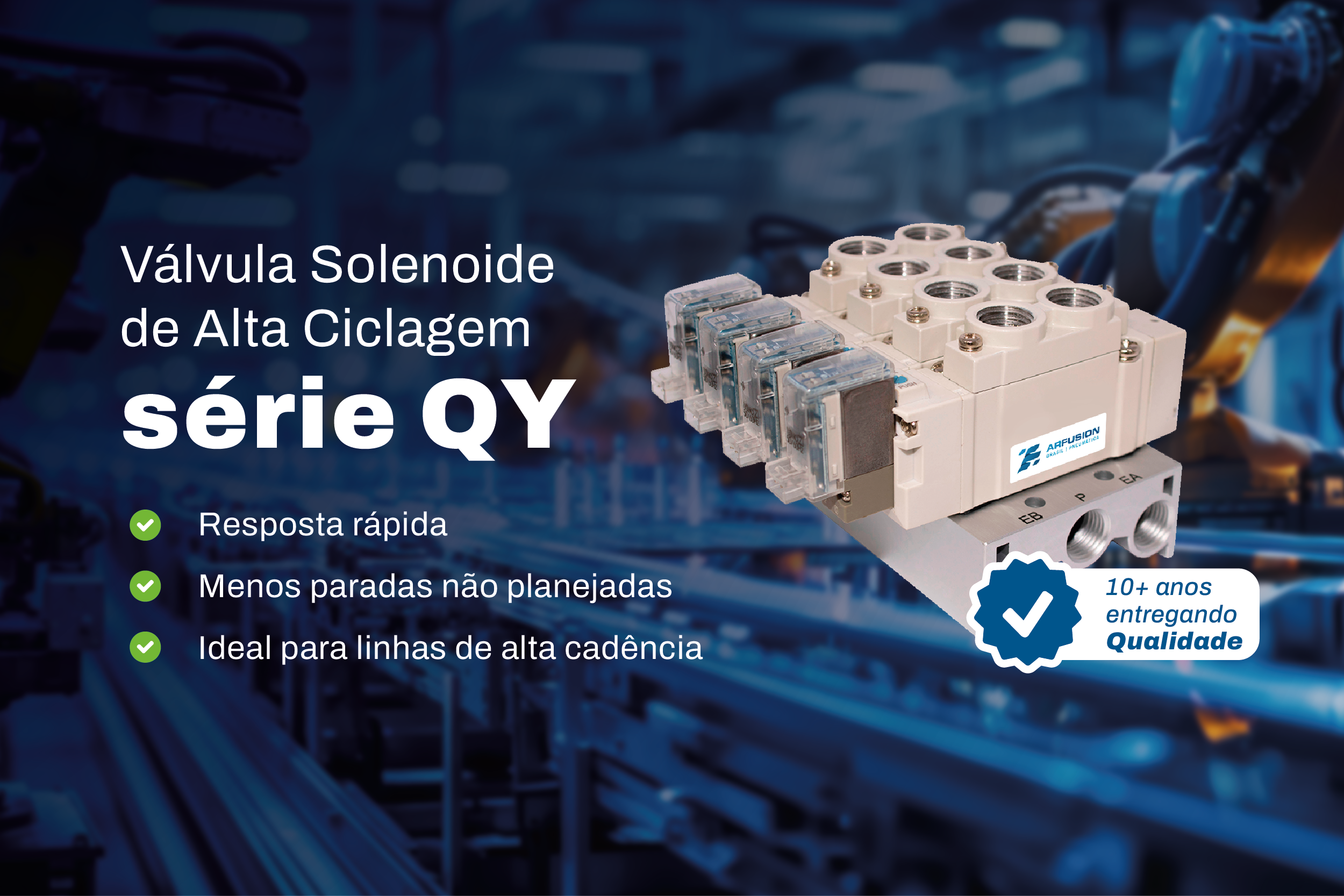 Precisão, robustez e performance para automação industrial.
