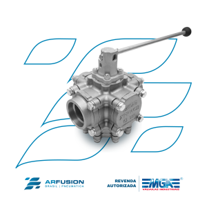 Válvula de Esfera Direcional Multivias 180° Flange Classe MGA 150 / 300 / DIN