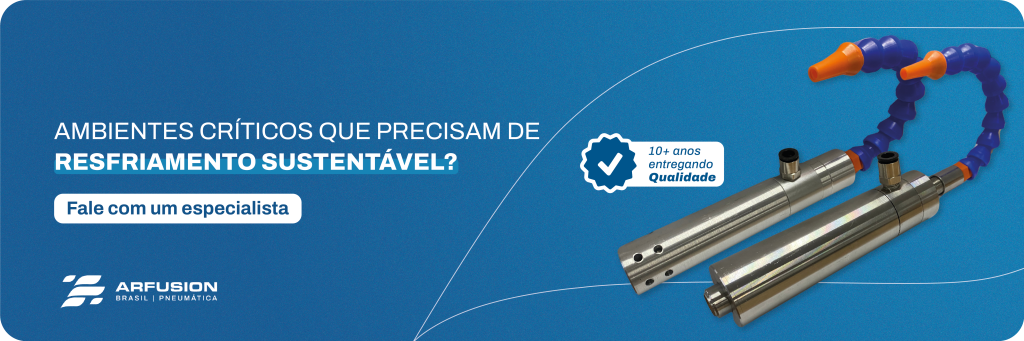 Resfriador de Painel Tubo Vortex: o que é, como funciona e por que escolher o modelo VRP da Ar Fusion